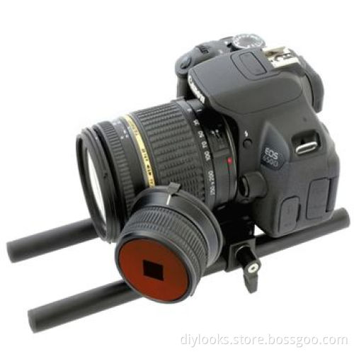 DEBO Follow Focus with 15mm Rail Rod Support and Quick Release Plate Base, for SLR Cameras